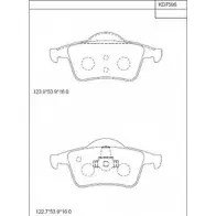 Тормозные колодки, дисковые, комплект ASIMCO UUSKCBD KD7596 ONUJ7 TM 4280651