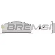Тормозные колодки, дисковые, комплект BREMSI BP2001 4300176 SPA001 2 0073