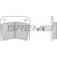 Тормозные колодки, дисковые, комплект BREMSI 2000 7 BP2005 SPA005 4300179