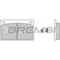 Тормозные колодки, дисковые, комплект BREMSI 2015 3 BP2035 20200 4300196