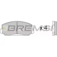 Тормозные колодки, дисковые, комплект BREMSI 20694 BP2150 205 35 4300278