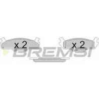 Тормозные колодки, дисковые, комплект BREMSI 4300290 2059 6 BP2162 20597