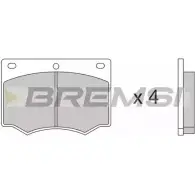 Тормозные колодки, дисковые, комплект BREMSI 2057 8 29004 BP2169 4300298