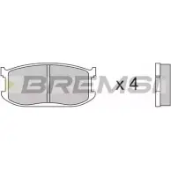 Тормозные колодки, дисковые, комплект BREMSI BP2191 4300313 SPA191 2 0760