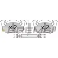 Тормозные колодки, дисковые, комплект BREMSI 20 790 BP2216 20859 4300335