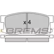 Тормозные колодки, дисковые, комплект BREMSI 4300359 SPA244 210 45 BP2244