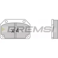 Тормозные колодки, дисковые, комплект BREMSI BP2254 20590 2057 3 4300369