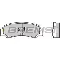 Тормозные колодки, дисковые, комплект BREMSI BP2300 20 864 SPA300 4300416
