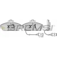 Тормозные колодки, дисковые, комплект BREMSI 4300507 2 1245 BP2393 21246