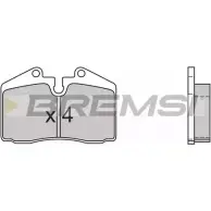 Тормозные колодки, дисковые, комплект BREMSI 4300513 BP2399 20 275 20877