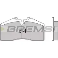 Тормозные колодки, дисковые, комплект BREMSI BP2449 SPA449 4300562 209 53
