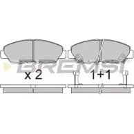Тормозные колодки, дисковые, комплект BREMSI 21498 4300593 2 1497 BP2482