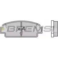 Тормозные колодки, дисковые, комплект BREMSI 4300603 SPA492 207 22 BP2492