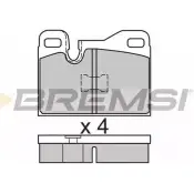 Тормозные колодки, дисковые, комплект BREMSI 20 482 BP2555 4300666 20505