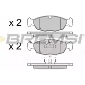Тормозные колодки, дисковые, комплект BREMSI 2140 5 4300693 21406 BP2584
