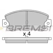 Тормозные колодки, дисковые, комплект BREMSI BP2714 20 841 SPA714 4300822