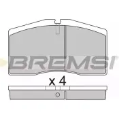 Тормозные колодки, дисковые, комплект BREMSI SPA766 4300873 2 1402 BP2766
