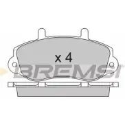 Тормозные колодки, дисковые, комплект BREMSI 2330 2 SPA767 BP2767 4300874