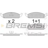 Тормозные колодки, дисковые, комплект BREMSI 2332 0 BP2837 SPA837 4300943