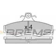 Тормозные колодки, дисковые, комплект BREMSI BP2851 4300957 SPA851 2323 7