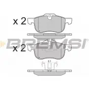 Тормозные колодки, дисковые, комплект BREMSI BP2878 4300982 23113 231 12