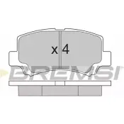 Тормозные колодки, дисковые, комплект BREMSI SPA894 BP2894 236 62 4300998