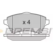 Тормозные колодки, дисковые, комплект BREMSI BP2960 23 615 4301063 SPA960