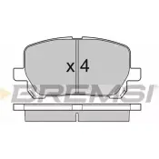 Тормозные колодки, дисковые, комплект BREMSI 4301229 BP3127 2383 6 23862