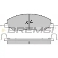 Тормозные колодки, дисковые, комплект BREMSI 2451 3 SPB312 4301413 BP3312