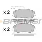 Тормозные колодки, дисковые, комплект BREMSI 4301600 2 4839 BP3499 24840