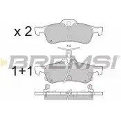 Тормозные колодки, дисковые, комплект BREMSI SPB528 2 5054 BP3528 4301629