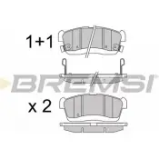 Тормозные колодки, дисковые, комплект BREMSI 25 262 25273 BP3575 4301676