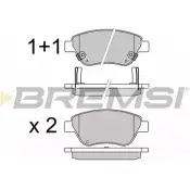 Тормозные колодки, дисковые, комплект BREMSI 2398 2 BP3577 24288 4301678