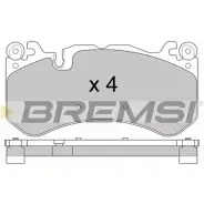Тормозные колодки, дисковые, комплект BREMSI NC435 SPB 609 4301708 BP3609