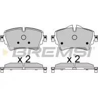 Тормозные колодки, дисковые, комплект BREMSI BP3639 4301736 SPB6 39 WMWGWSD
