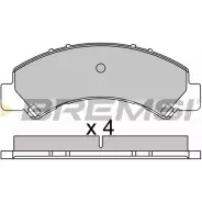 Тормозные колодки, дисковые, комплект BREMSI MMRWU BP3650 SP B650 4301746
