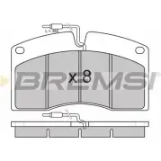 Тормозные колодки, дисковые, комплект BREMSI SPT262 BP7262 2907 2 4301791