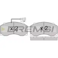 Тормозные колодки, дисковые, комплект BREMSI 4301812 BP7300 SPT300 290 92