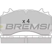 Тормозные колодки, дисковые, комплект BREMSI BP7327 2 9162 4301836 SPT327
