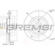 Тормозной диск BREMSI KTLR NE6 SZHXV 4302050 DBA229S