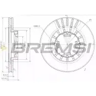 Тормозной диск BREMSI 4302179 3 P15S30 4RHZR DBA399V