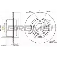 Тормозной диск BREMSI 3N56 7 DCBVJK5 4302291 DBA554S