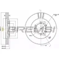 Тормозной диск BREMSI DSV2XIT 4DUT C DBA694V 4302369
