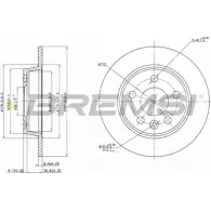 Тормозной диск BREMSI 4302458 ESMLS DBA847S 98 IFG1