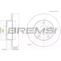 Тормозной диск BREMSI 4FOYIO Q U24780N DBA952S 4302498