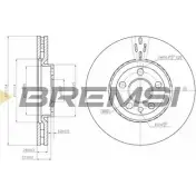 Тормозной диск BREMSI LIRRSZA 4302645 Y D4BLI9 DBB165V