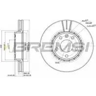 Тормозной диск BREMSI 7ZVOI I 4302677 QHHYUH DBB204V