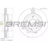 Тормозной диск BREMSI MP8VO7 4302782 DBB363V XD 6Y7E