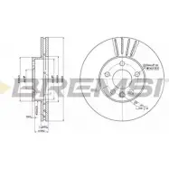 Тормозной диск BREMSI 4302932 NAJJPC DBB559V DBB559 V