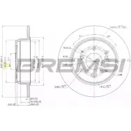 Тормозной диск BREMSI 4303184 TG880 DBB933S RLINHY R